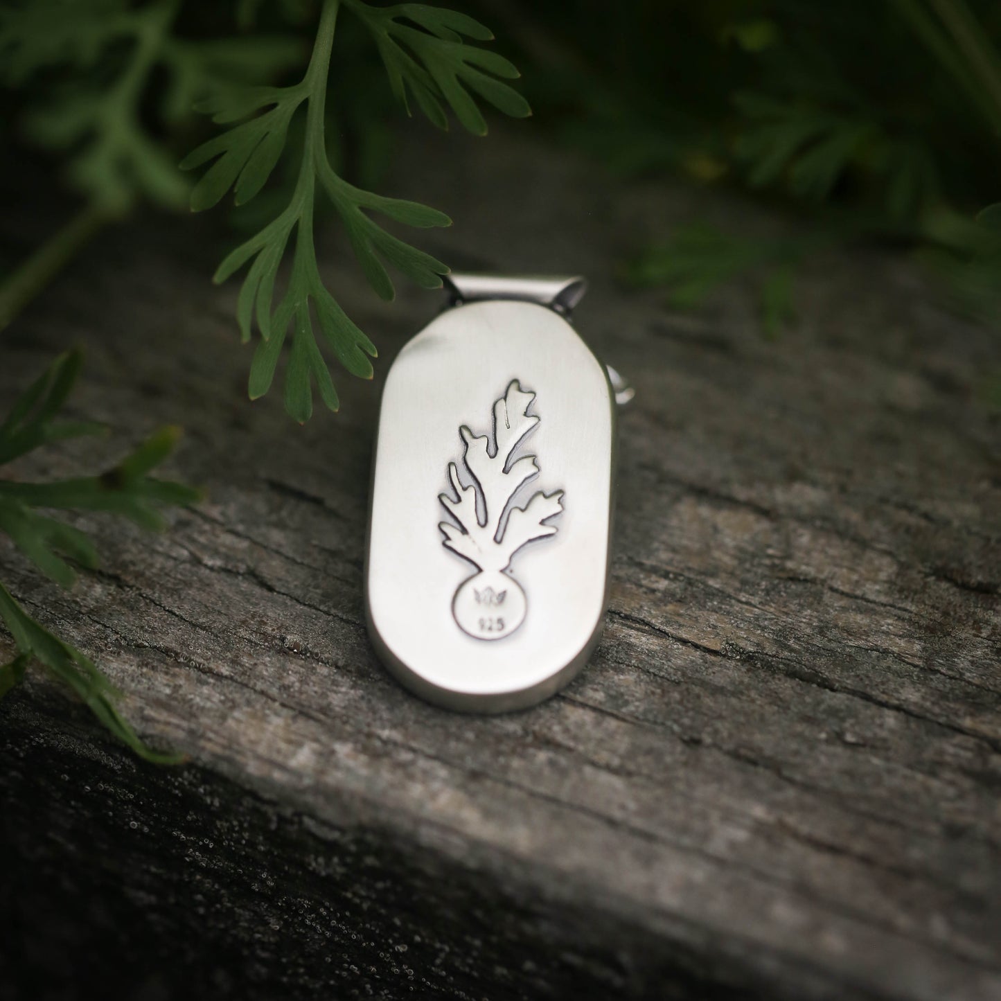 California Poppy Study- Silver and Copper Poppy Necklace