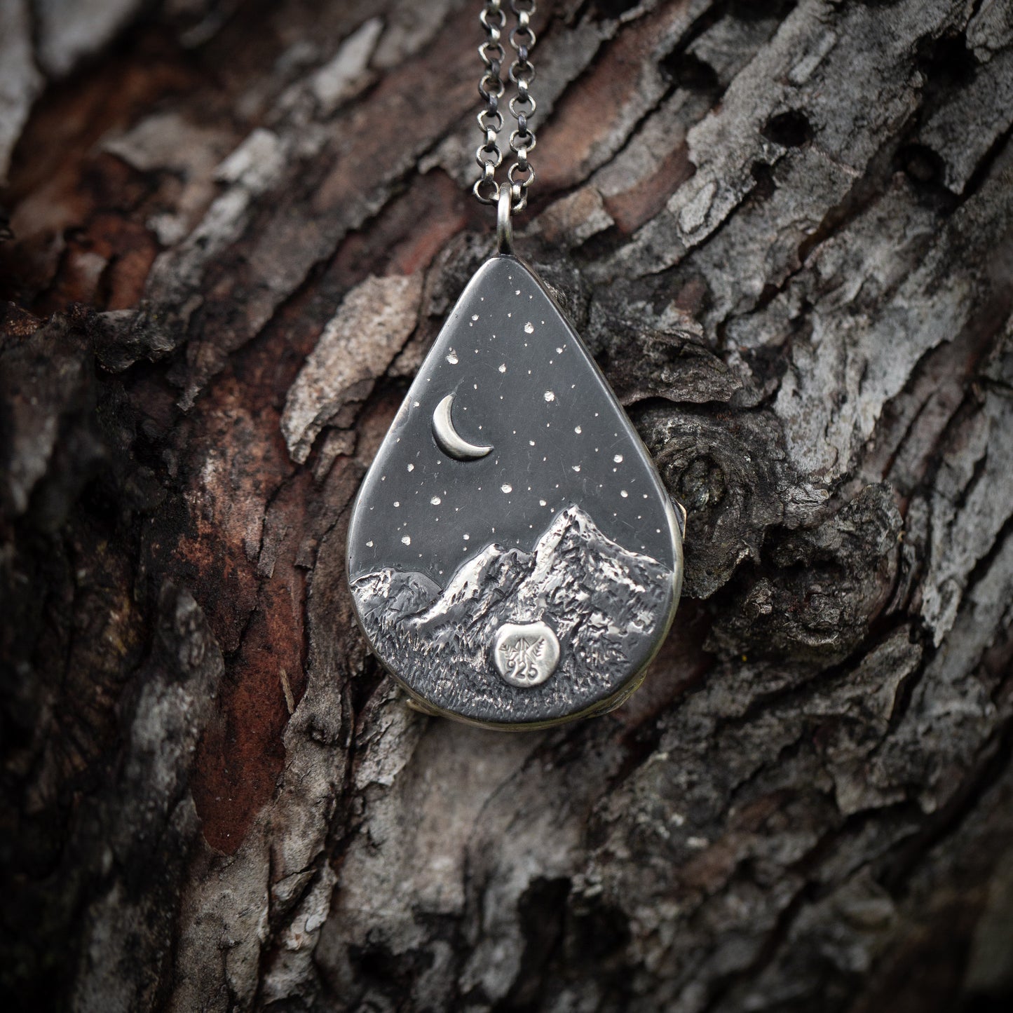 The Legand of the Wild Sterling Silver and Brass Bigfoot Necklaces