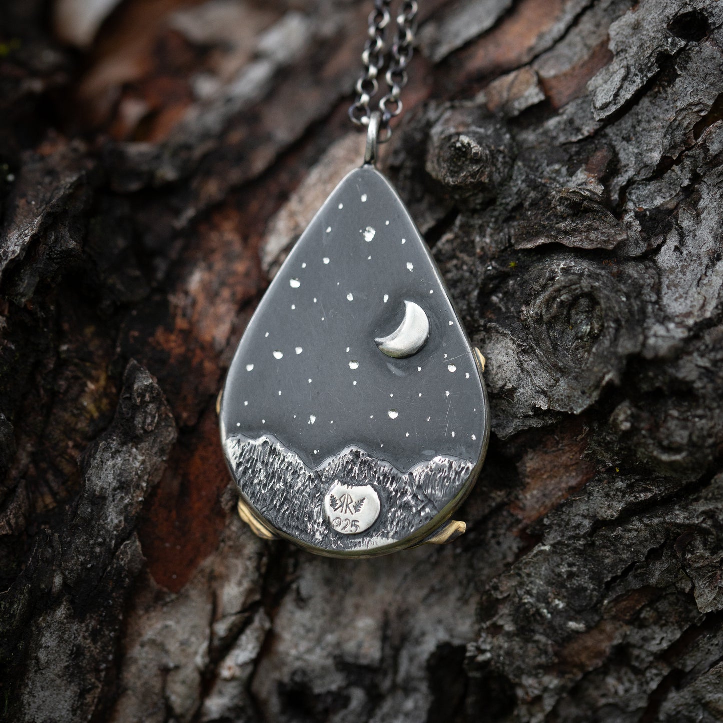 The Legand of the Wild Sterling Silver and Brass Bigfoot Necklaces