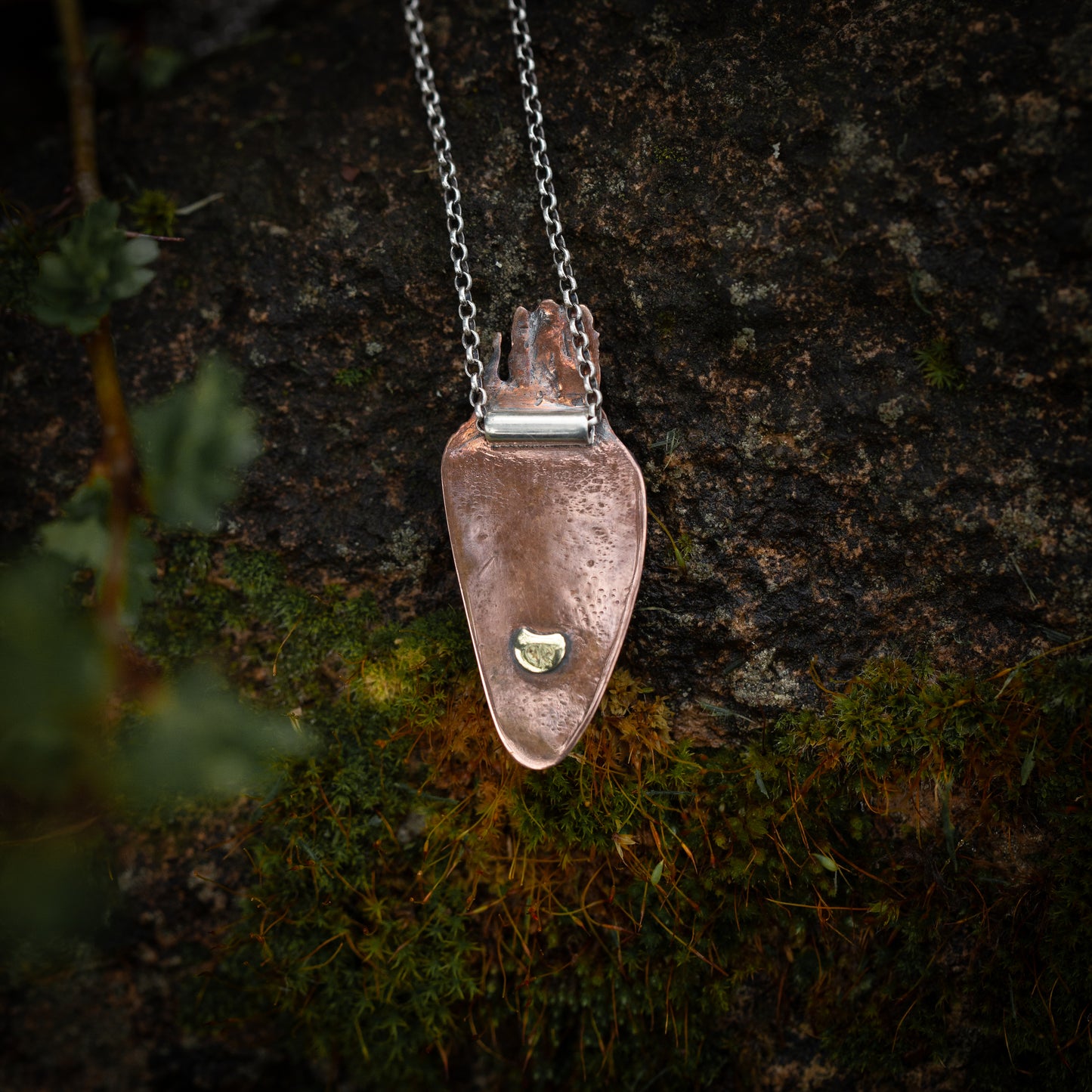 Sandstone Serenade Sterling Silver and Copper Monument Valley Necklace