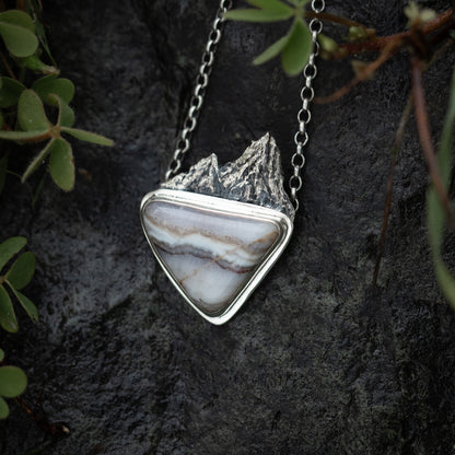 Moutain Dream Sterling Silver Mountain Necklace