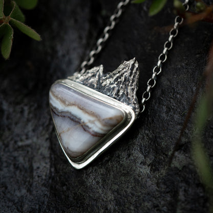 Moutain Dream Sterling Silver Mountain Necklace