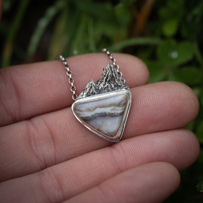 Moutain Dream Sterling Silver Mountain Necklace