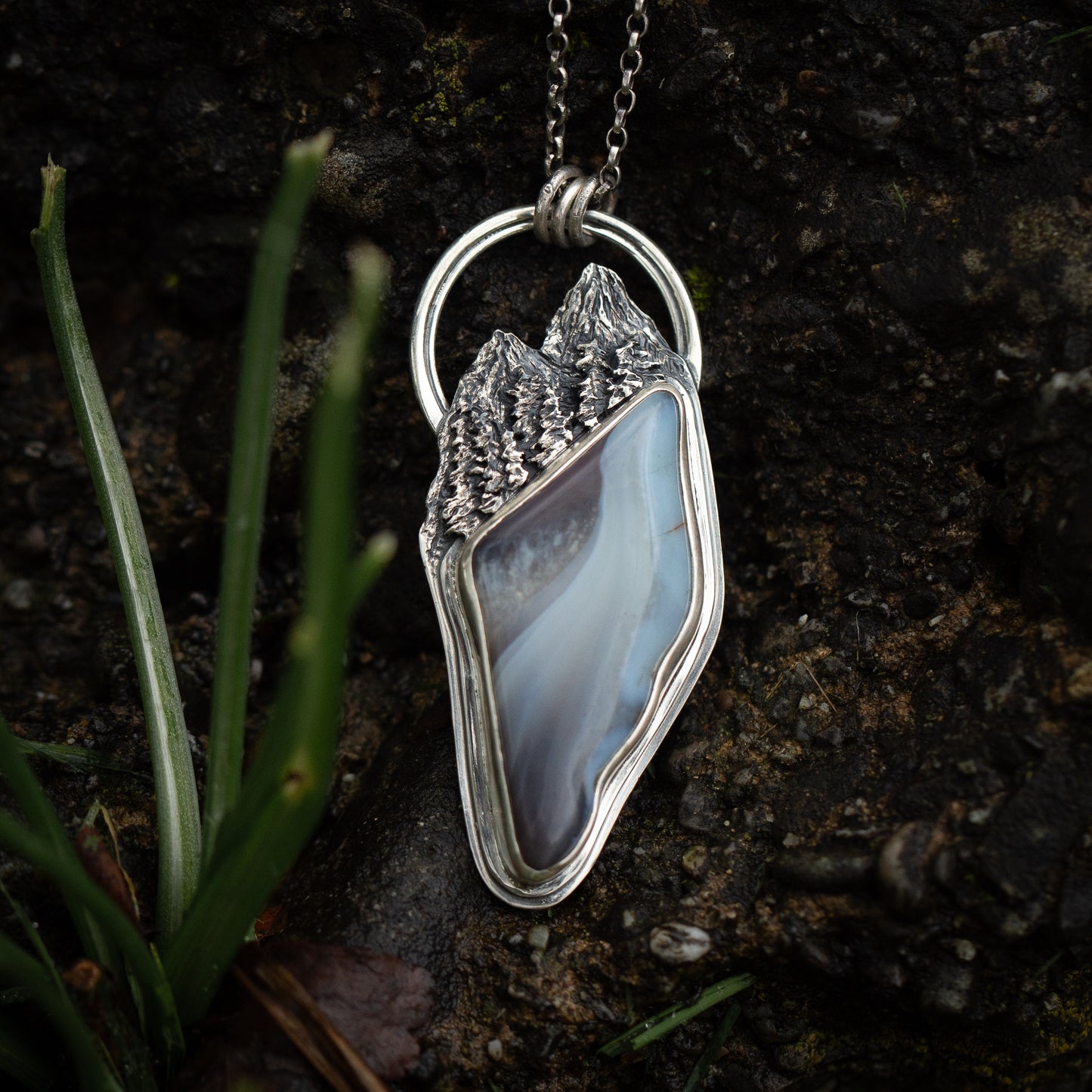 Alpine Serenity Sterling Silver Necklace