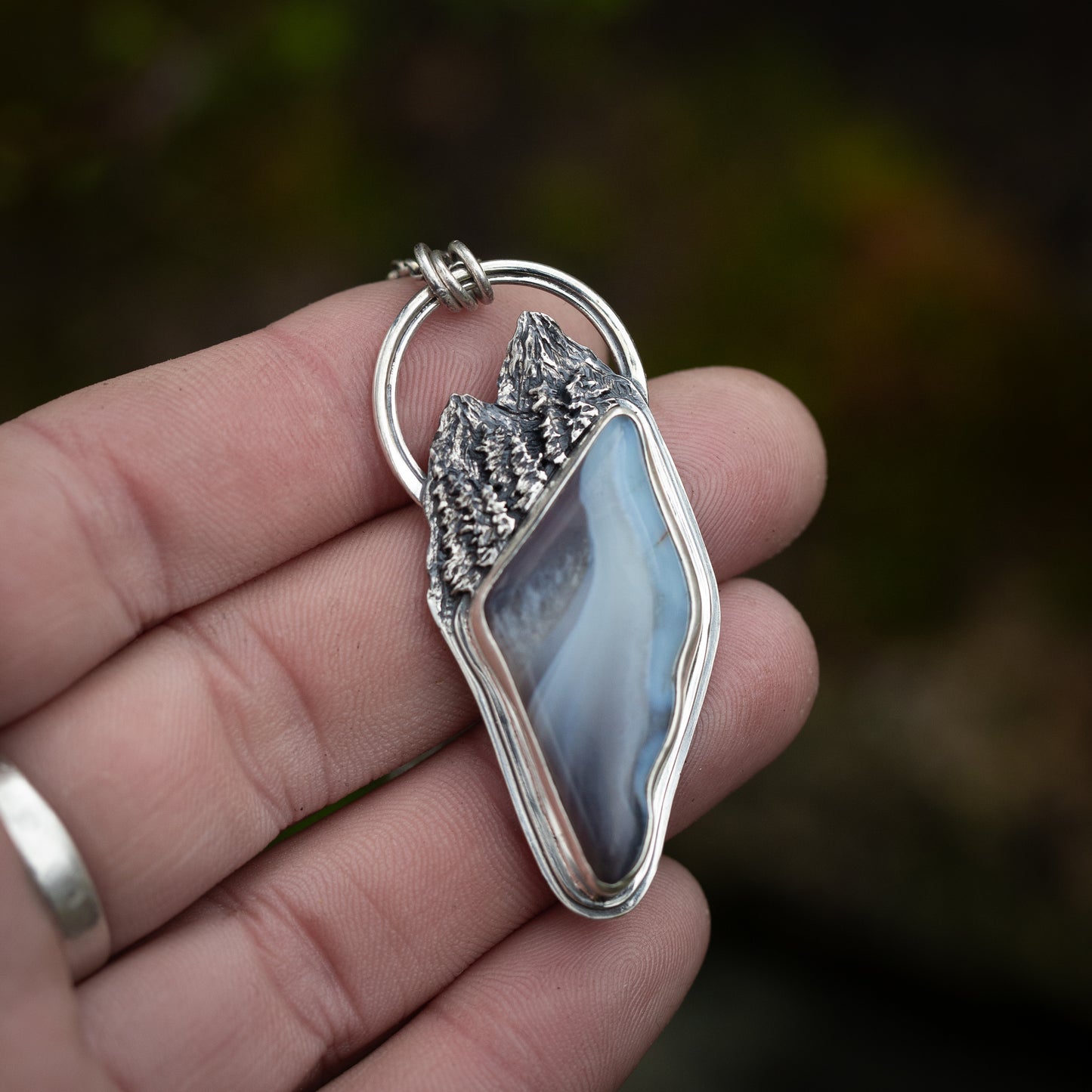 Alpine Serenity Sterling Silver Necklace
