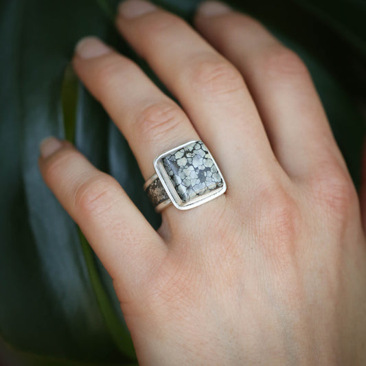 Silver Peak Variscite Size 7 Sterling Silver Ring